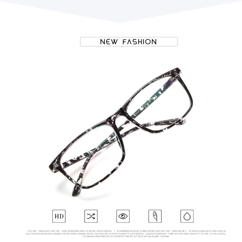 Kottdo Retro Vierkante Brillen Frame Vrouwen Computer Clear Lens Eyewear Lenzenvloeistof Frame Voor Mannen Bijziendheid Transparante Glazen Frame