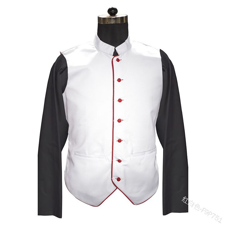 Steampunk vintage tabard vest doublet larp ridder kostume middelaldervest jerkin keltisk pirat outfit snørebånd til mænd voksen