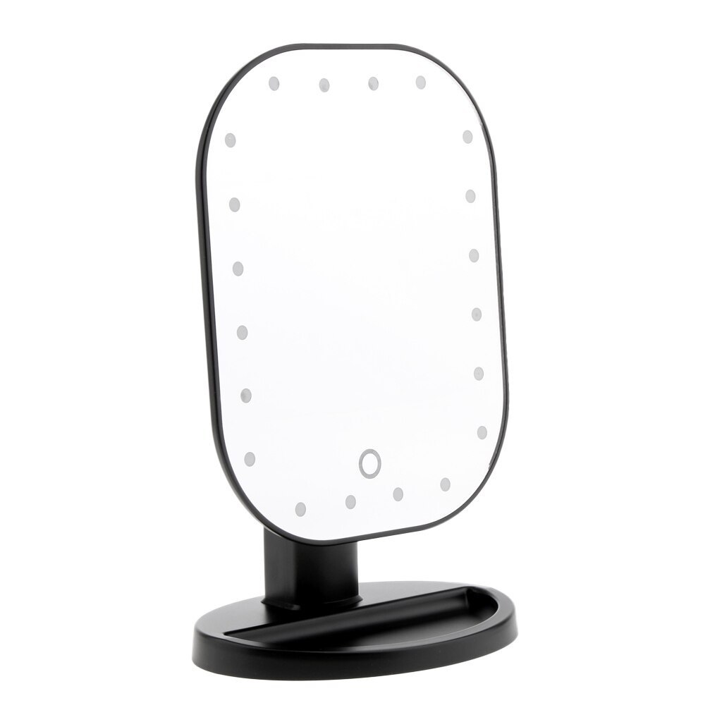 Pro Led Lighted Makeup Mirror /Tabletop Mirror -180° Rotation With 20 Lights &amp; Detachable
