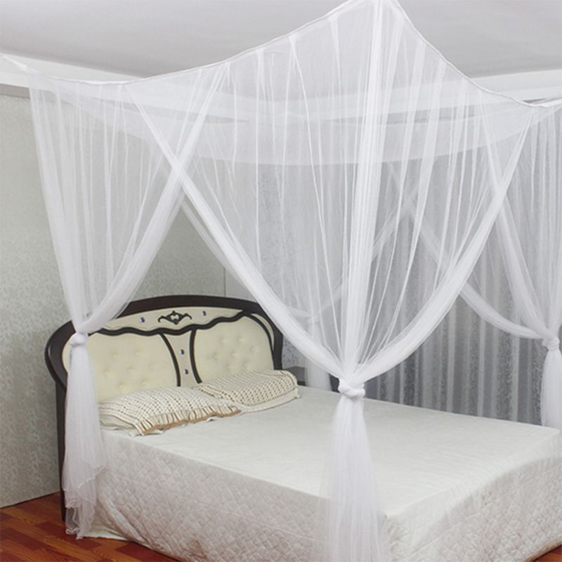 Simple square mosquito net with doors open on all sides Summer anti-mosquito breathable lady sleeping mosquito net