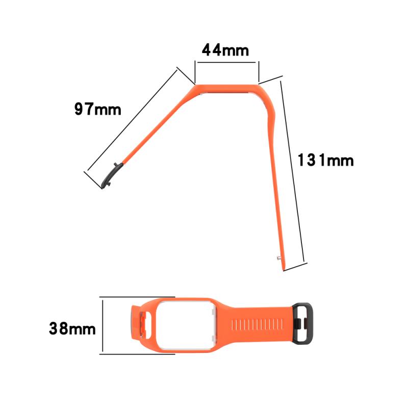 Silicone Replacement Wrist Band Strap For TomTom Runner 2 3 Spark 3 GPS Sport Smart Watch Watchband