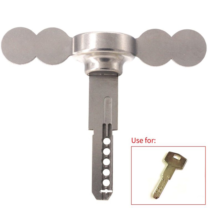 stainless steel solid material door key for KALE KILIT lock head and so on