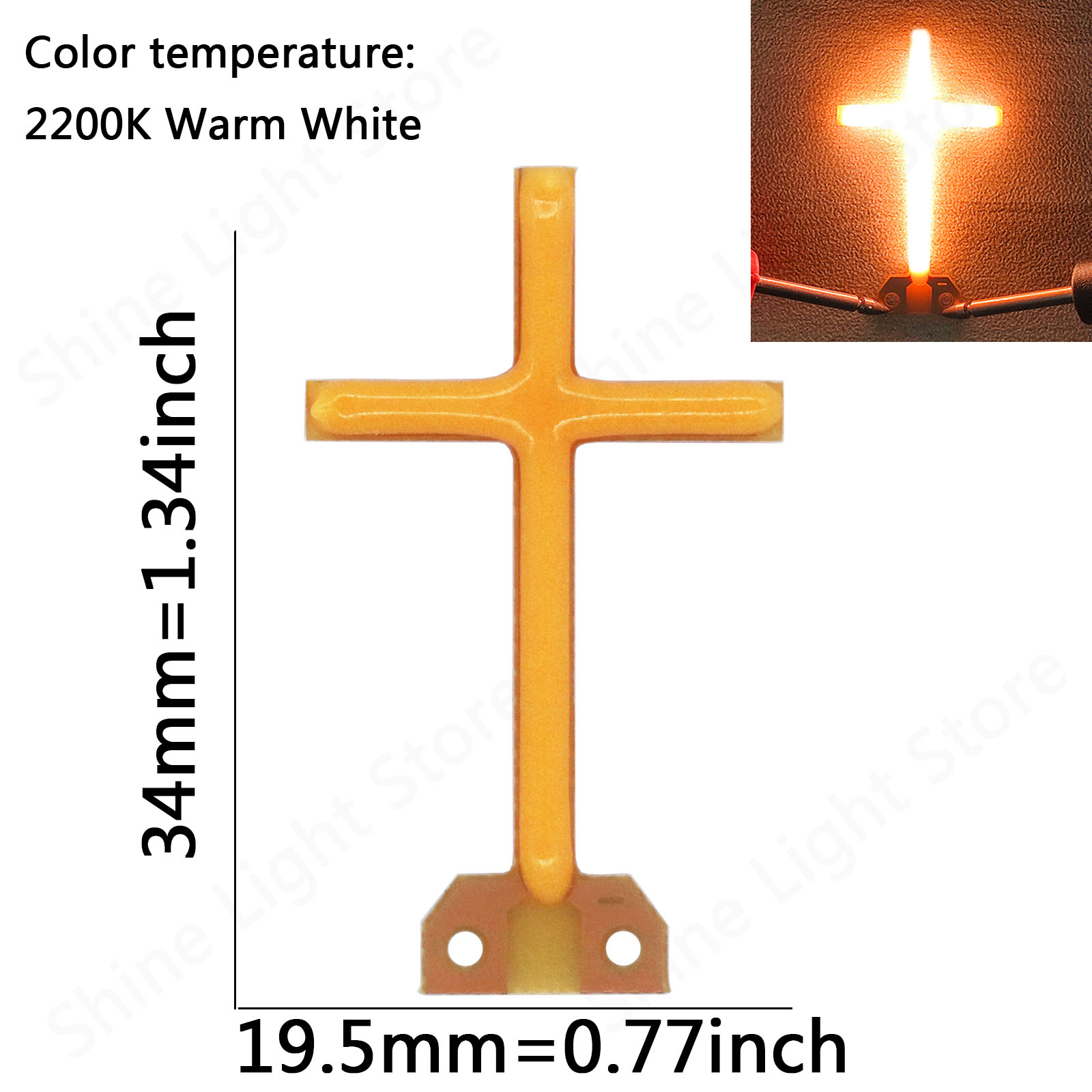 Velas LED COB Micro Flash Edison 3V LED diodo de filamento de Color de cumpleaños decoración de letras de amor accesorios de bombilla DIY: Verde