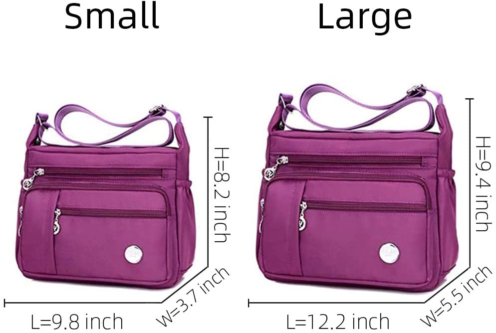 Women Shoulder Handbag Roomy Multiple Pockets Bag Ladies Crossbody Purse Tote Top Handle Satchel