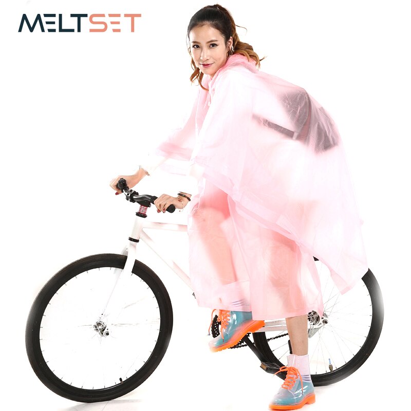 Poncho de lluvia para mujer, capa de lluvia para bicicleta, Poncho impermeable para acampar, con capucha, capa de lluvia transparente, ropa para la lluvia para motocicleta