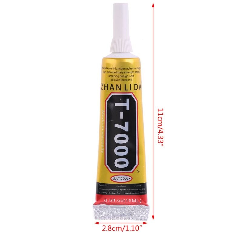 T -7000 15ml superklæbende epoxyharpiks lim reparation revneramme