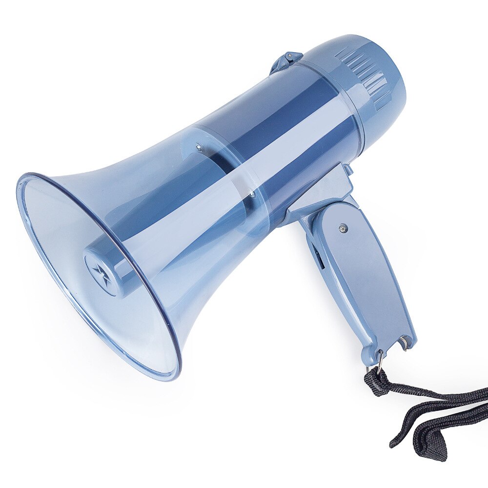 20 Watt Portable Megaphone Bullhorn Speaker with Siren 240s Voice Recorder and USB Flash Drive for Safety Drills and Soccer