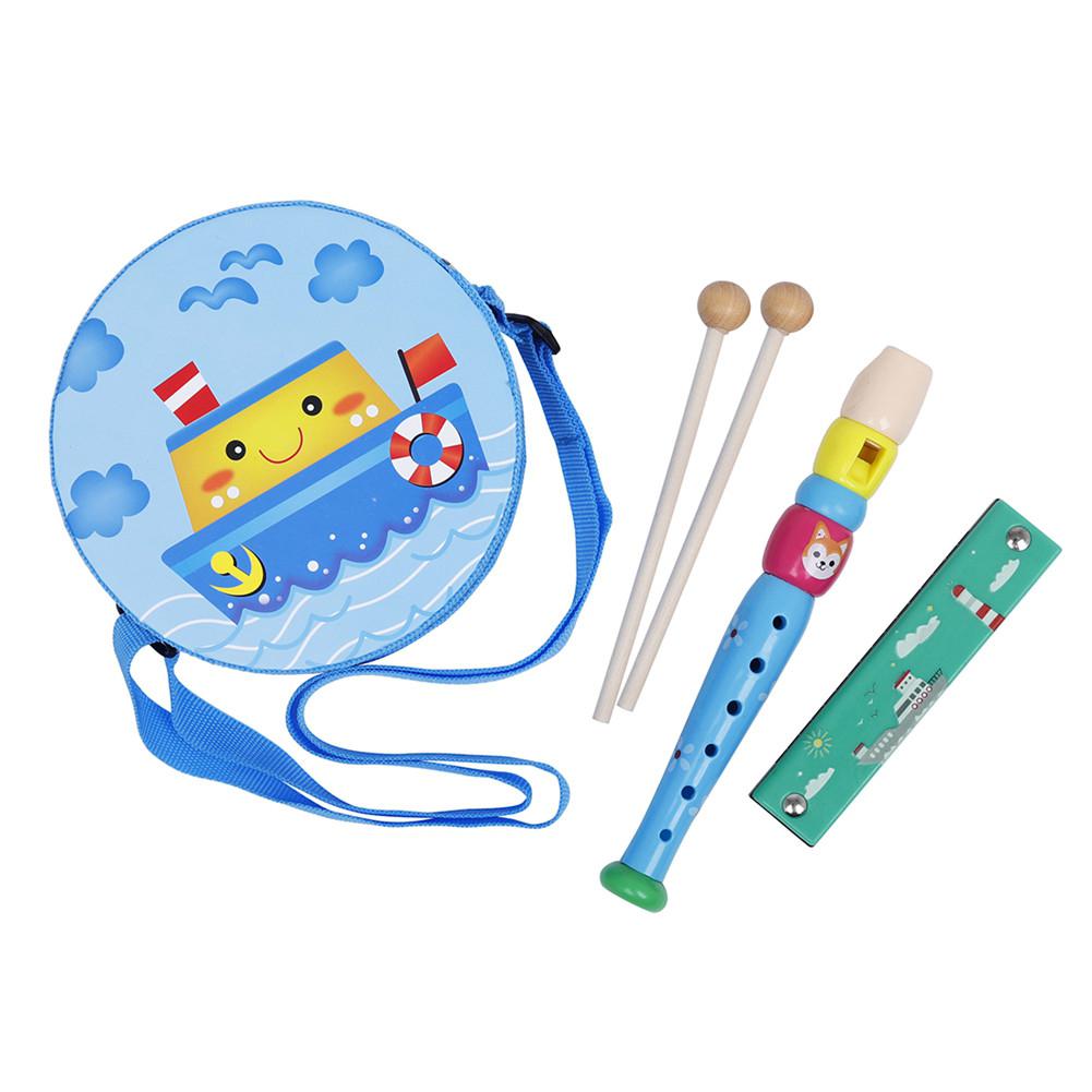 8-Piece Set Musical Instruments Early Education Enlightenment Instrument Hands Sensing Practice for Musical Accessories
