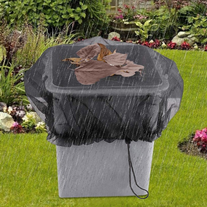 Regenemmer netto omslag emmer insectenbestendig netto hoes watertank schermbescherming hoes regenemmer filter beschermnet