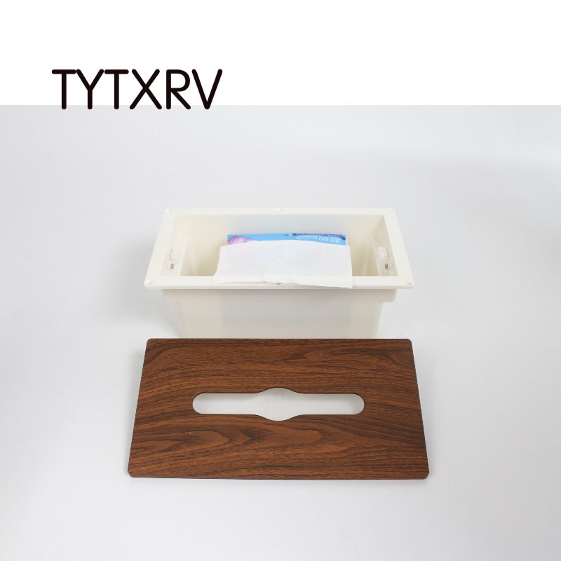 RV Tissue Box Caravan Concealed Installation Toilet Paper Dispenser Camper Accessories Motor home Part TYTXRV