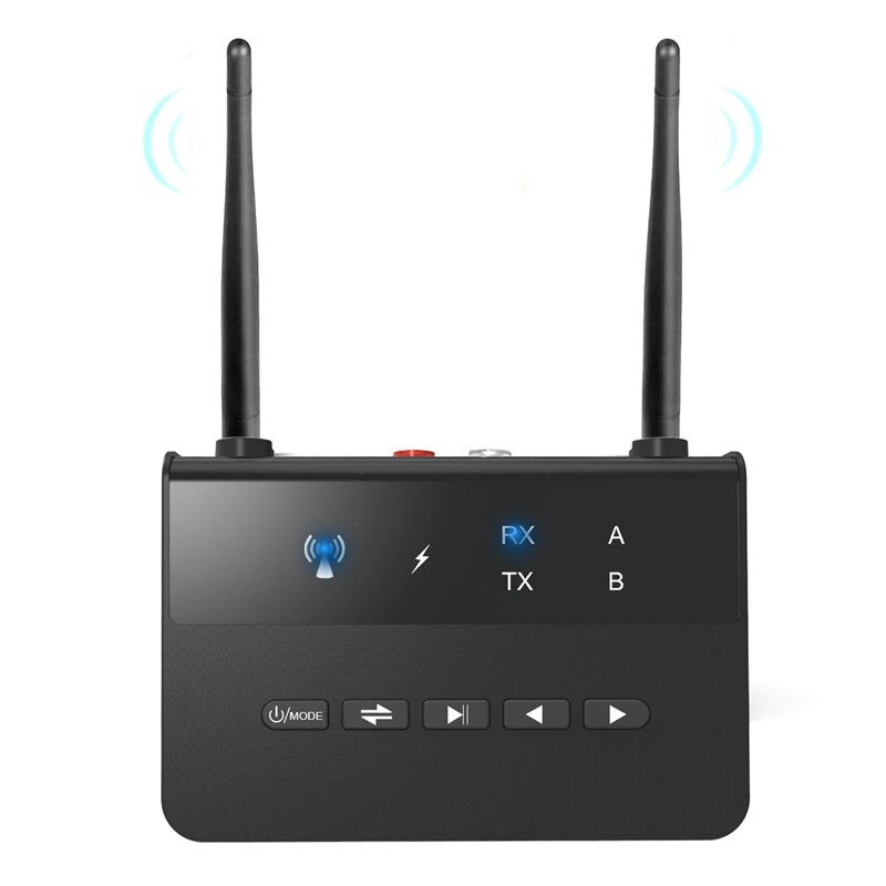 Bluetooth Trasmettitore Ricevitore 2 in 1 Bluetooth 5.0 Adattatore con Doppia antenna per la TV Altoparlante Del Telefono tavoletta PC: Default Title