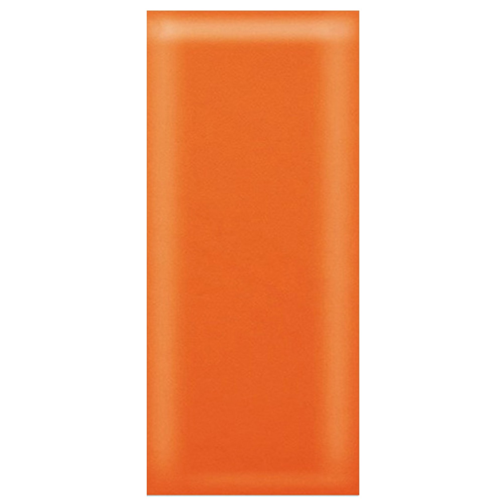 Nem selvklæbende installation afslappet collage ensfarvet baby anti-kollisions vægmåtte skum vandtæt selvklæbende pude: Orange