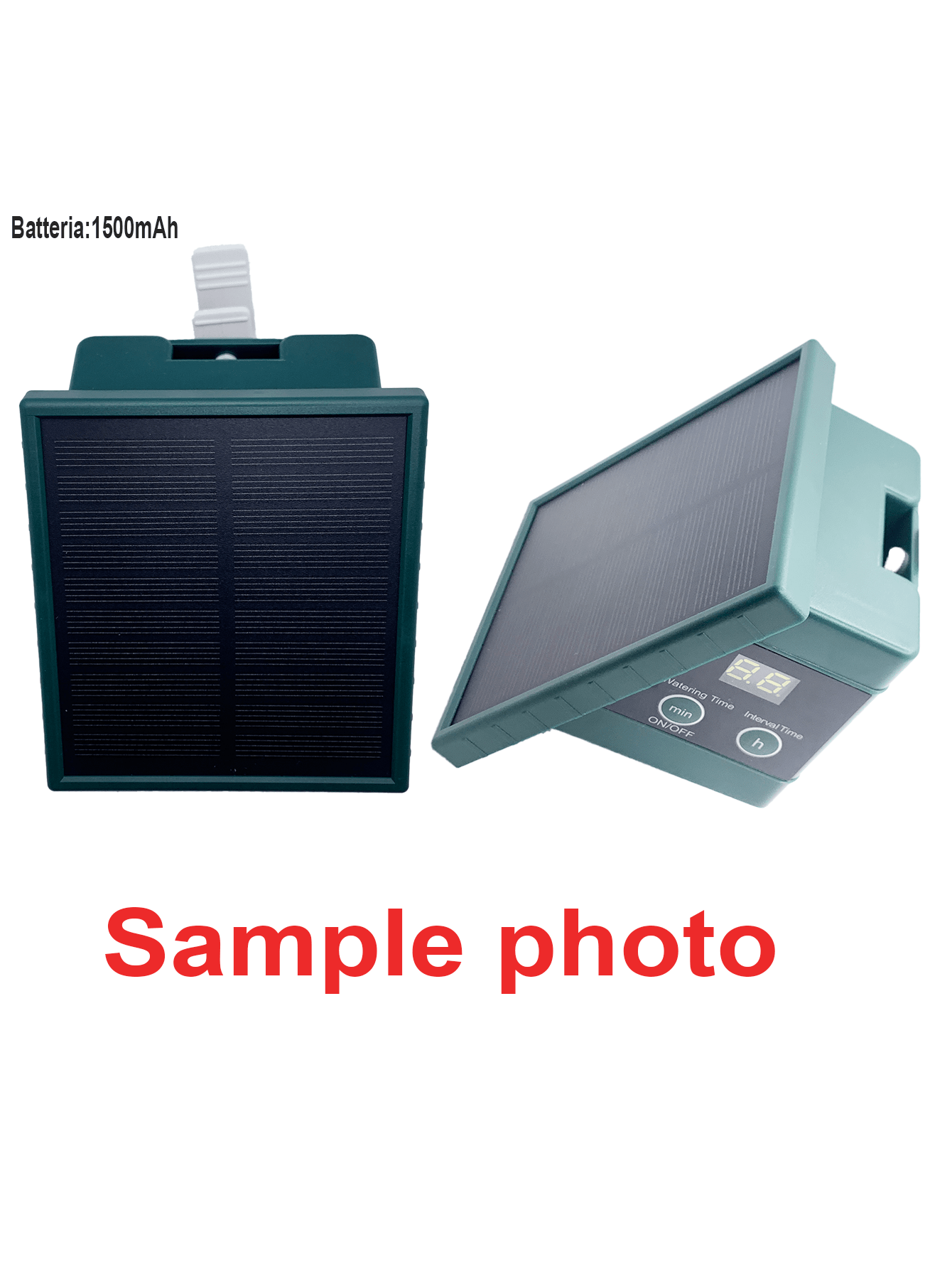 Högpresterande solcellsdrivet droppbevattningssystem för trädgården - olika tidsmodeller att välja mellan, automatiskt växtbevattningskit, för upp till 10 krukväxter, med solcellsladdare och vattennivåindikator, perfekt för inomhus- och utomhusbruk