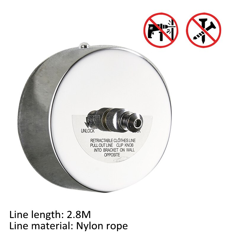 Portable Stainless Steel Retractable Clothesline Hanger Indoor Outdoor Round Square Balcony Clotheshorse Clothes Drying Rope: style 14