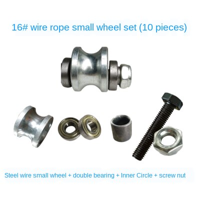 Dump Muck Head Truck Automatic Tarpaulin Environmental Protection Cover round Steel Pulley Light Rail Track Bearing Small Wheel