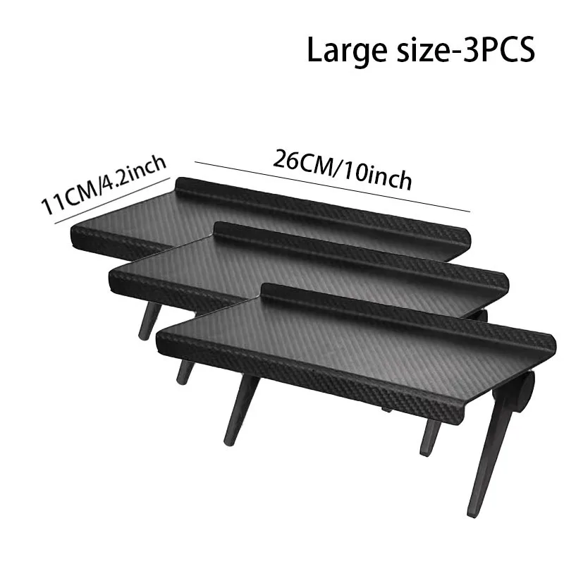 Tv-skærm top opbevaringshylde justerbar computerskærm desktop skærm top opbevaringsstativ router hylde rack home organizer: Gul