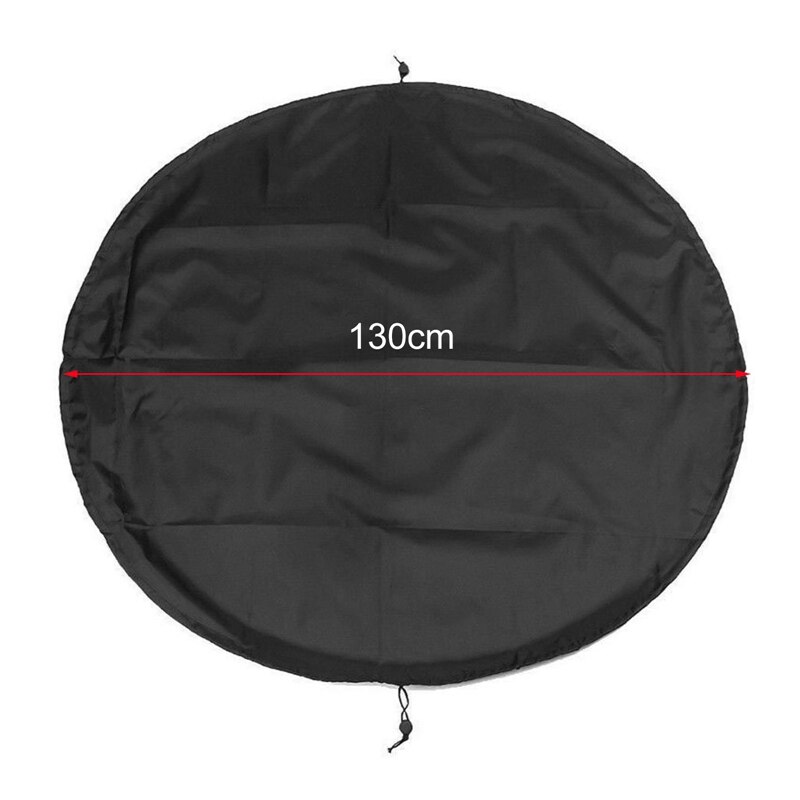 Draagbare Zwemmen Kleding Opbergtas Outdoor Strand Duiken Pak Opbergtas Voor Badpak Kleren Waterdichte Opslag Pouch Black: 130cm