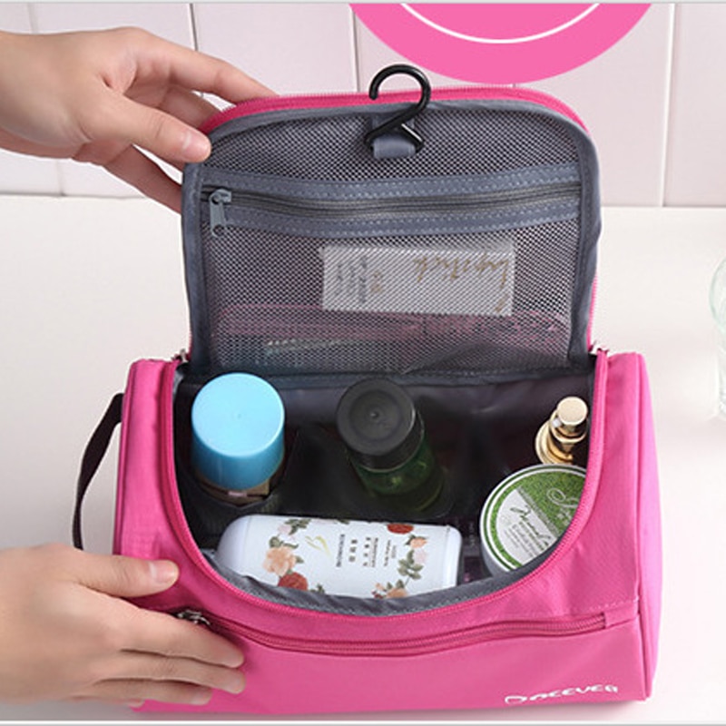 Vanity femmes hommes toilette trousse de toilette maquillage cosmétique maquillage sac étui pour organisateur de voyage pochette femme grand Neceser Necessarie
