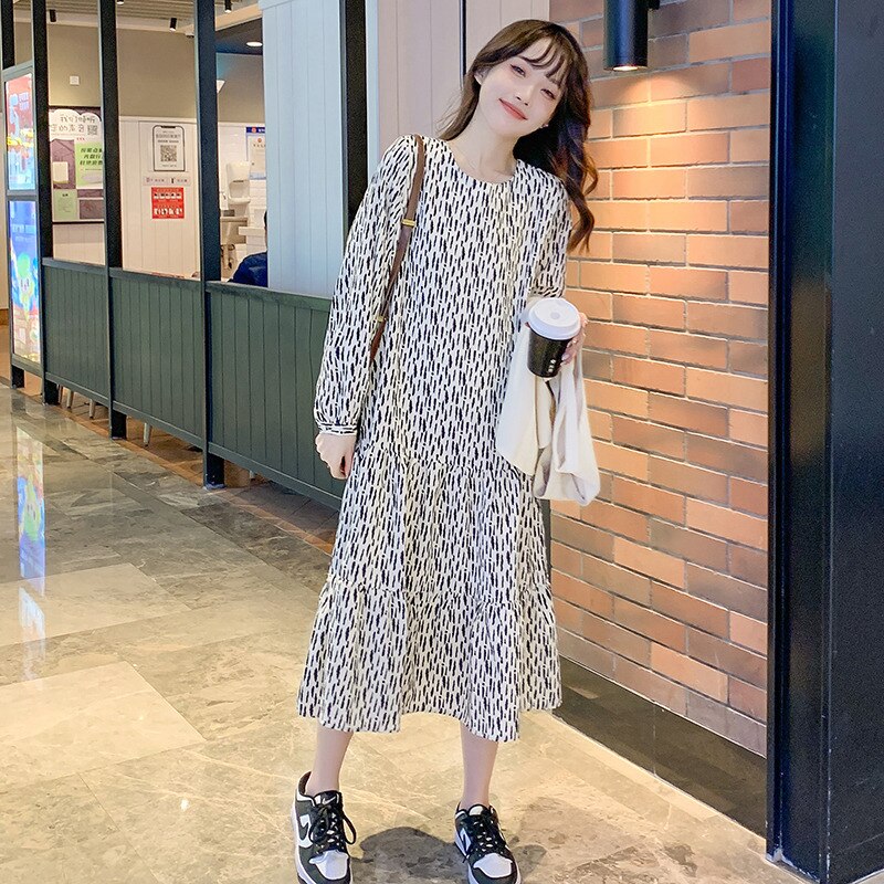 Chaleco de gasa con estampado de manga larga para – Grandado