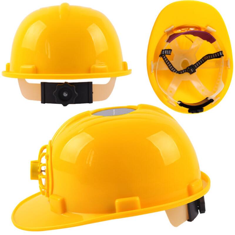 Solar Power Fan Helmet Outdoor Working Safety Hard Hat Construction Workplace ABS material Protective Cap Powered by Solar Panel