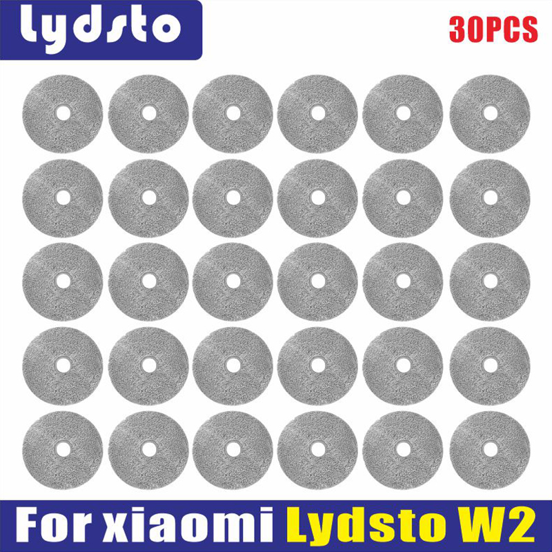 For xiaomi Lydsto W2 Dust Bag Accessories Spare Part Mop cloth Robot Vacuums Hepa filter Side Brush Replacement Parts: Orange