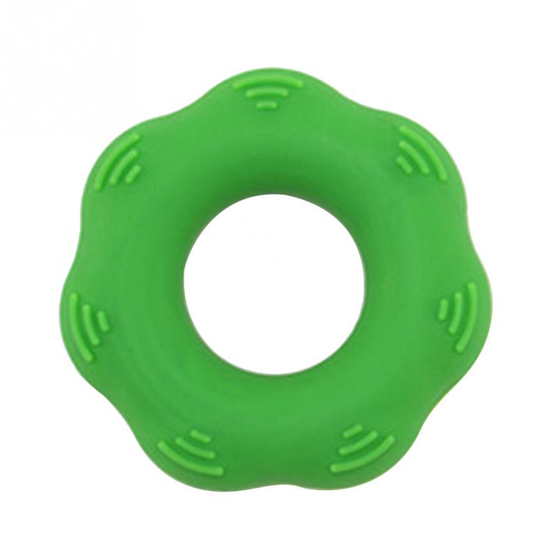 Finger Exerciser Fitness Ring Stretcher Strength Training Muscle Forearm Carpal Expander Wrist Hand Grip Rehabilitation Silicone: Army Green