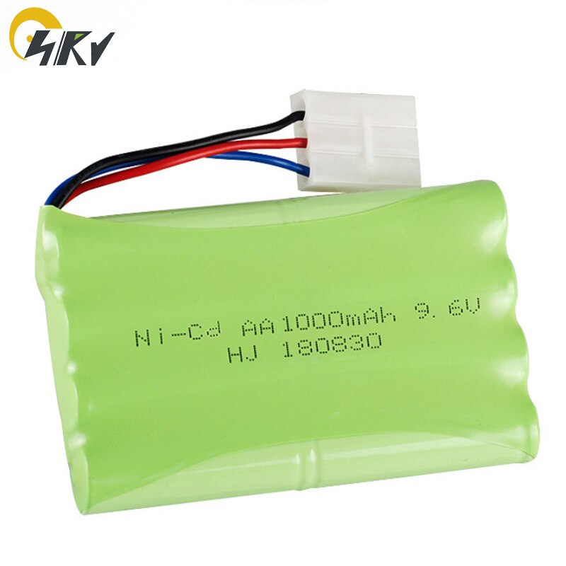 9.6V 1000mAh AA 5# NICD rechargeable battery pack for MZ 2050 2054 RC car
