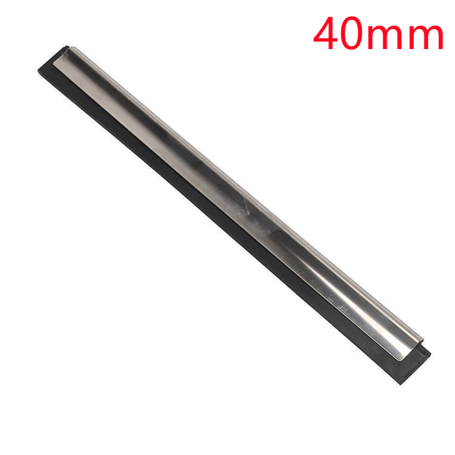 25-45cm Window Glass Cleaning Squeegee Blade Wiper Cleaner(without handle) Rubber wiper strip Squeegee Replacement: 40mm