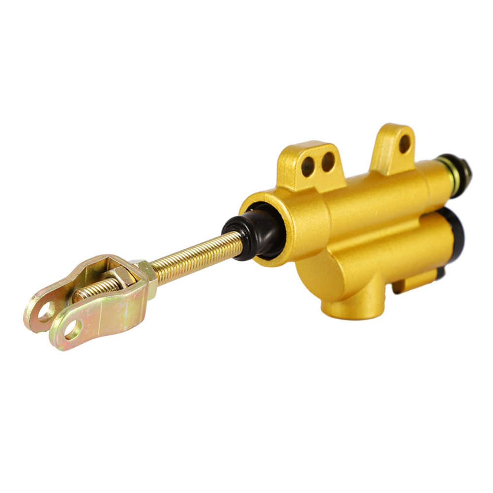 Golden Motorfiets Vuil Pit Quad Bike Sportbike Atv Achter Voet Hoofdremcilinder Scooter Motorfiets Accessoires Aluminium