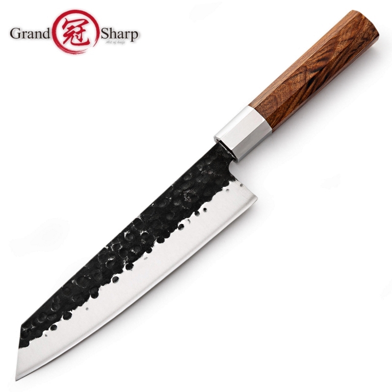 Japanska köksknivar handgjorda kiritsuke kniv kock matlagningsverktyg trähandtag miljövänliga produkter
