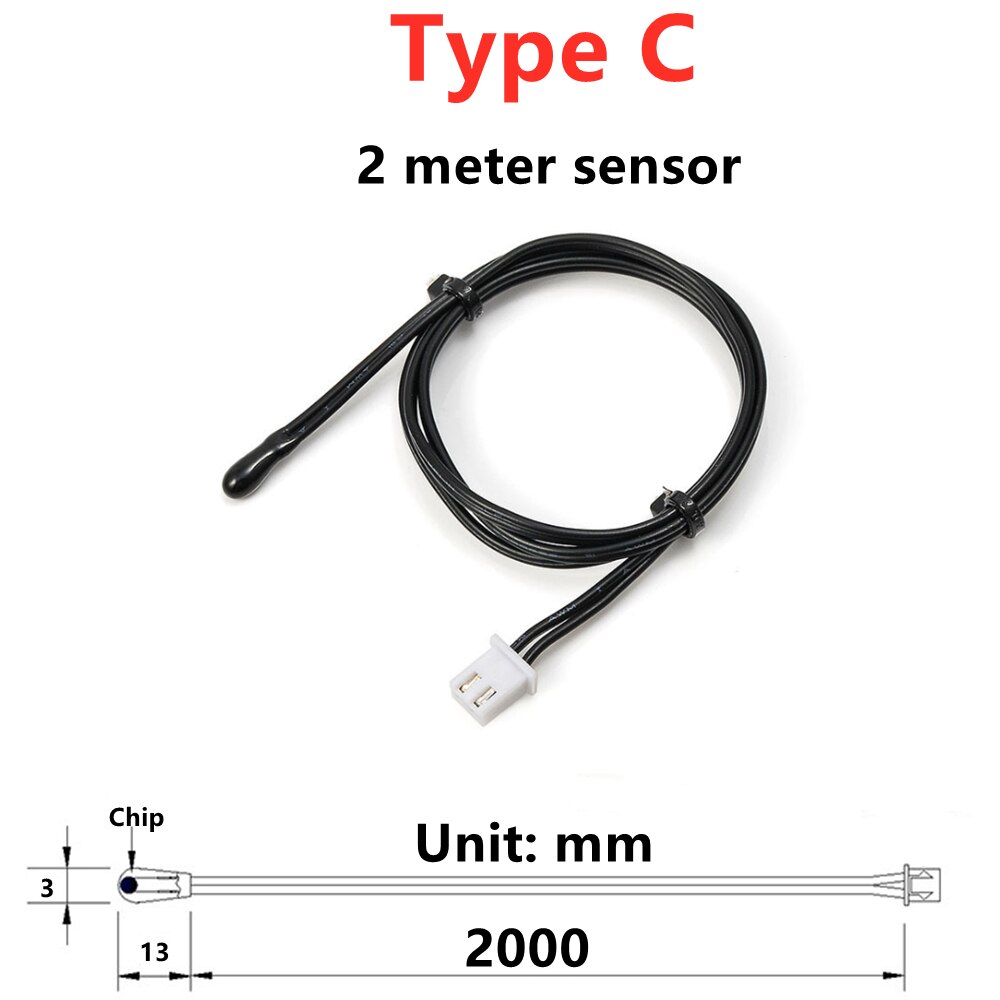 W3230 Relay Output Digital Temperature Controller -55~120C Thermostat Regulator Heating Cooling Control Switch 10A 220V/20A 12V: C sensor