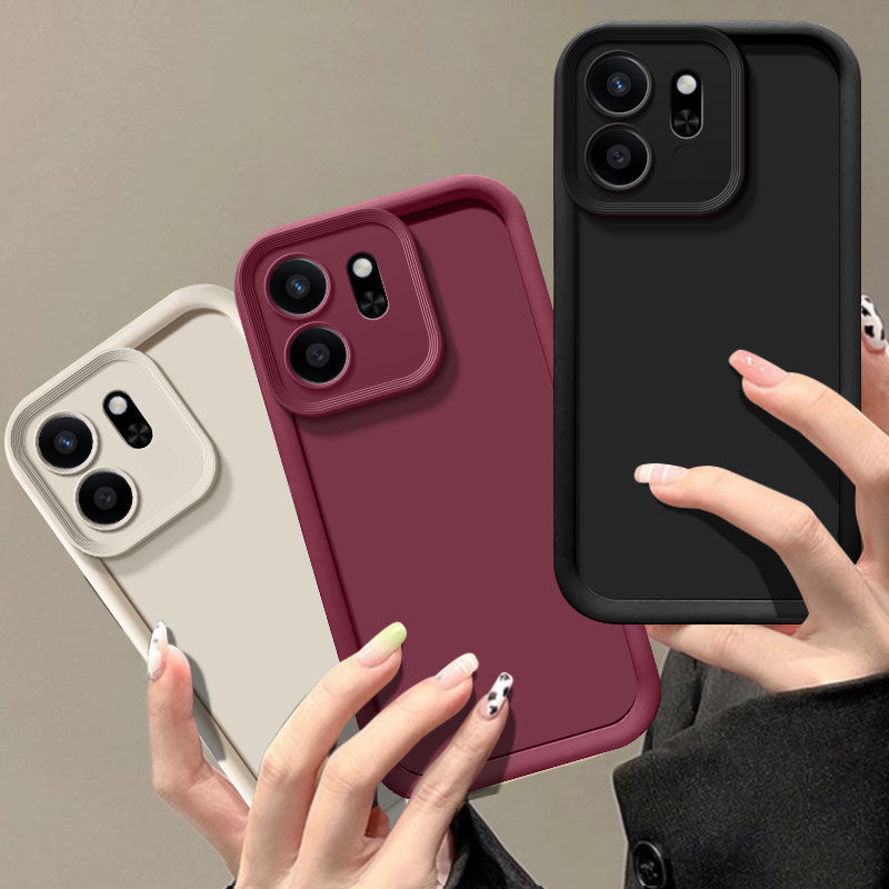 Hoesje voor infinix 50i, infinix smart 9 telefoonhoesje 50i infinix smart 9 matte achterkant cover met skin feel bescherming schokbestendig