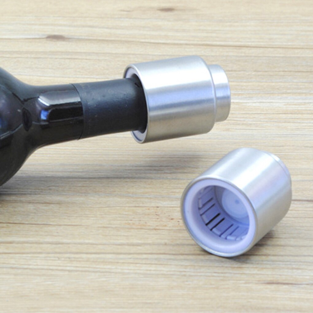 Manual Press Vacuum Wine Stoppers Kitchen Stainless Steel Bottle Opener Beer Opener Beer Openers Bar Wine Opener Tool