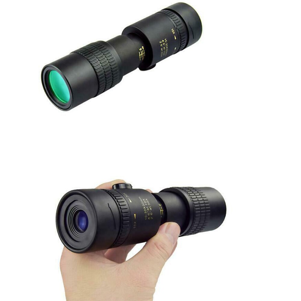 4K 10-30x30mm Night Vision High-definition High-power Telescope Telescope Super Telephoto Zoom Monocular Telescope Tripod
