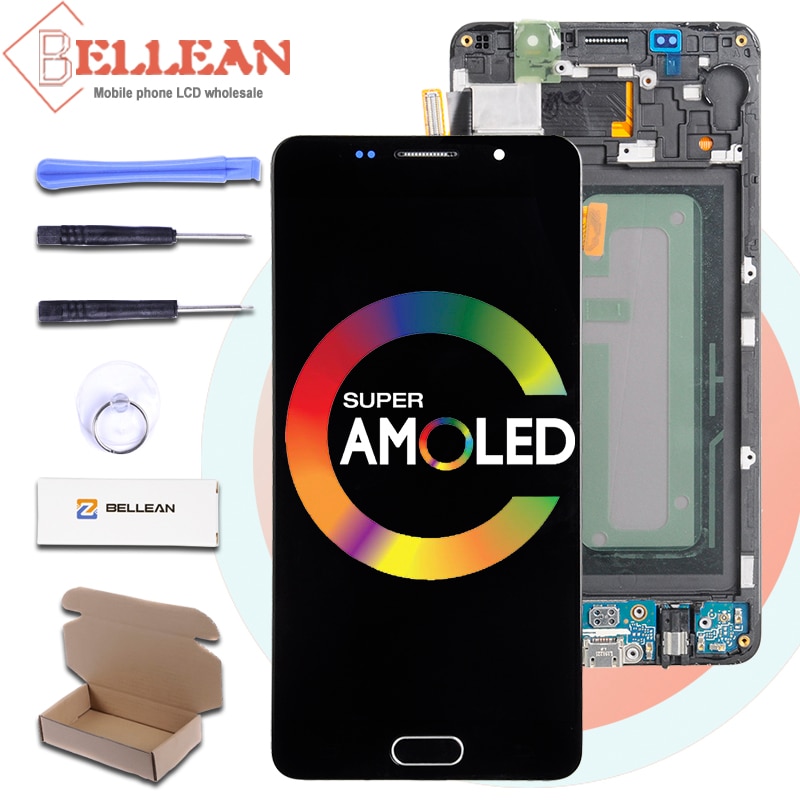 HH A510F LCD For Samsung Galaxy A5 Display LCD With Touch Screen Digitizer Assembly A510 Lcd +Tools