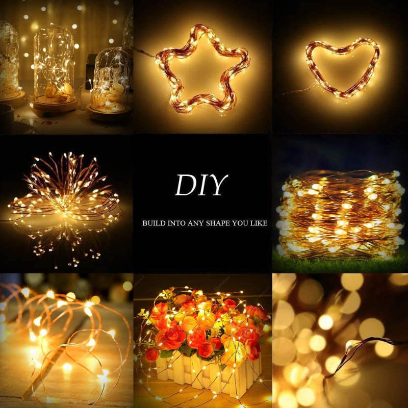 Solar--Lichterkette für Höhle Außenbereich, wasserdicht, 8 Modi, 50/100/200/300 LEDs, für Weihnachten, Innenbereich, Haus, Garten, Party, Terrasse, Baumdekoration