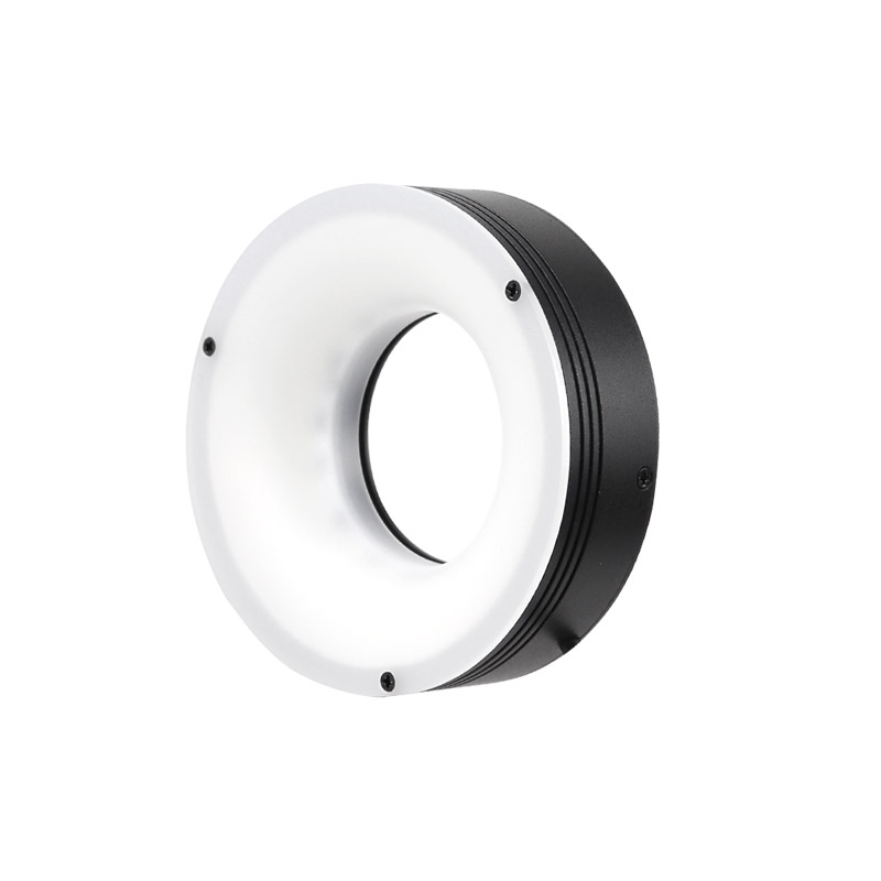 80mm diameter diffuse reflection light source and multi angle circular industrial camera CCD visual automatic detection light so