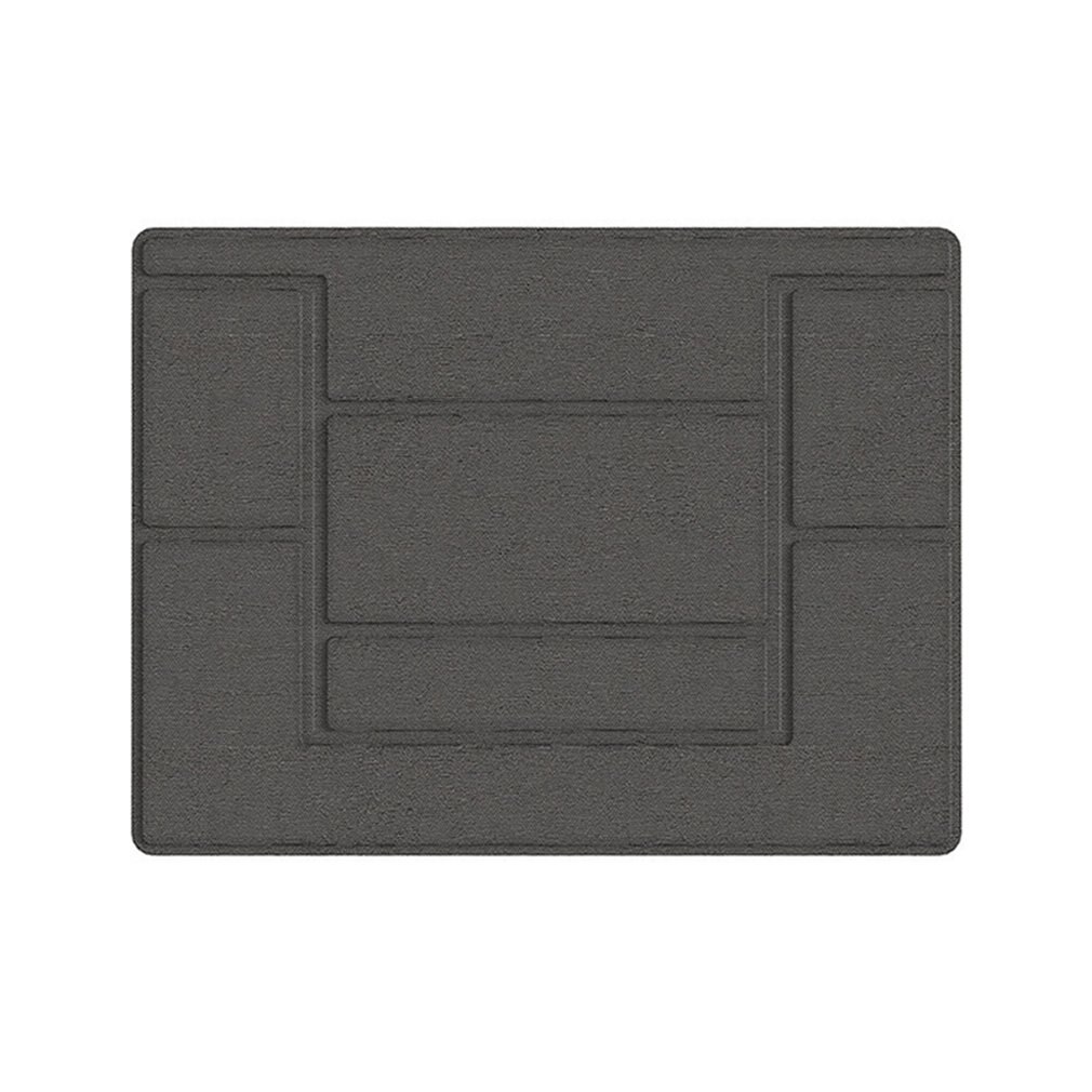 Onzichtbare Laptop Adhesive Stand Vouwen Verstelbare Beugel Draagbare Tablet Houder voor iPad MacBook Lenovo Samsung Laptops: Grijs
