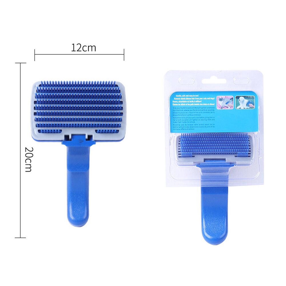 Kat Hond Haar Grooming Care Borstel Hond Haar Remover Kam Voor Lang Haar Hond Huisdier Verwijdert Haren Schoonmaken Bad Borstel hond Levert: B