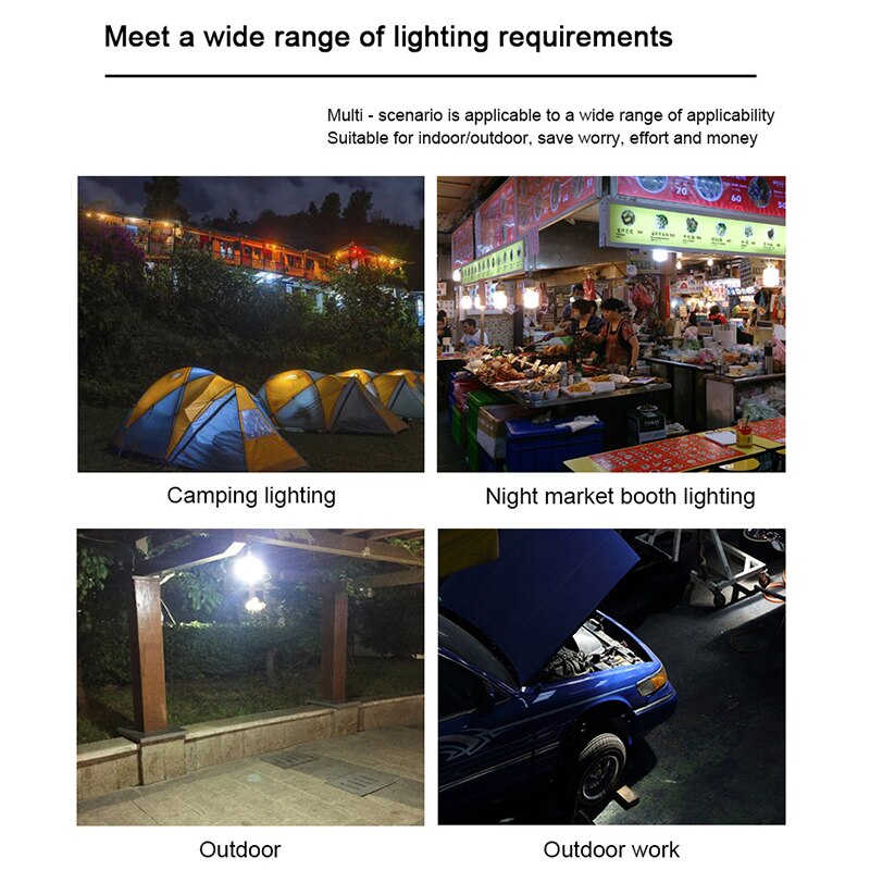 USB Outdoor Emergency Light Portable Lighting Bulb Camping Essential Mini Light 5v Super Bright Camping Outdoor Light Lanterne.