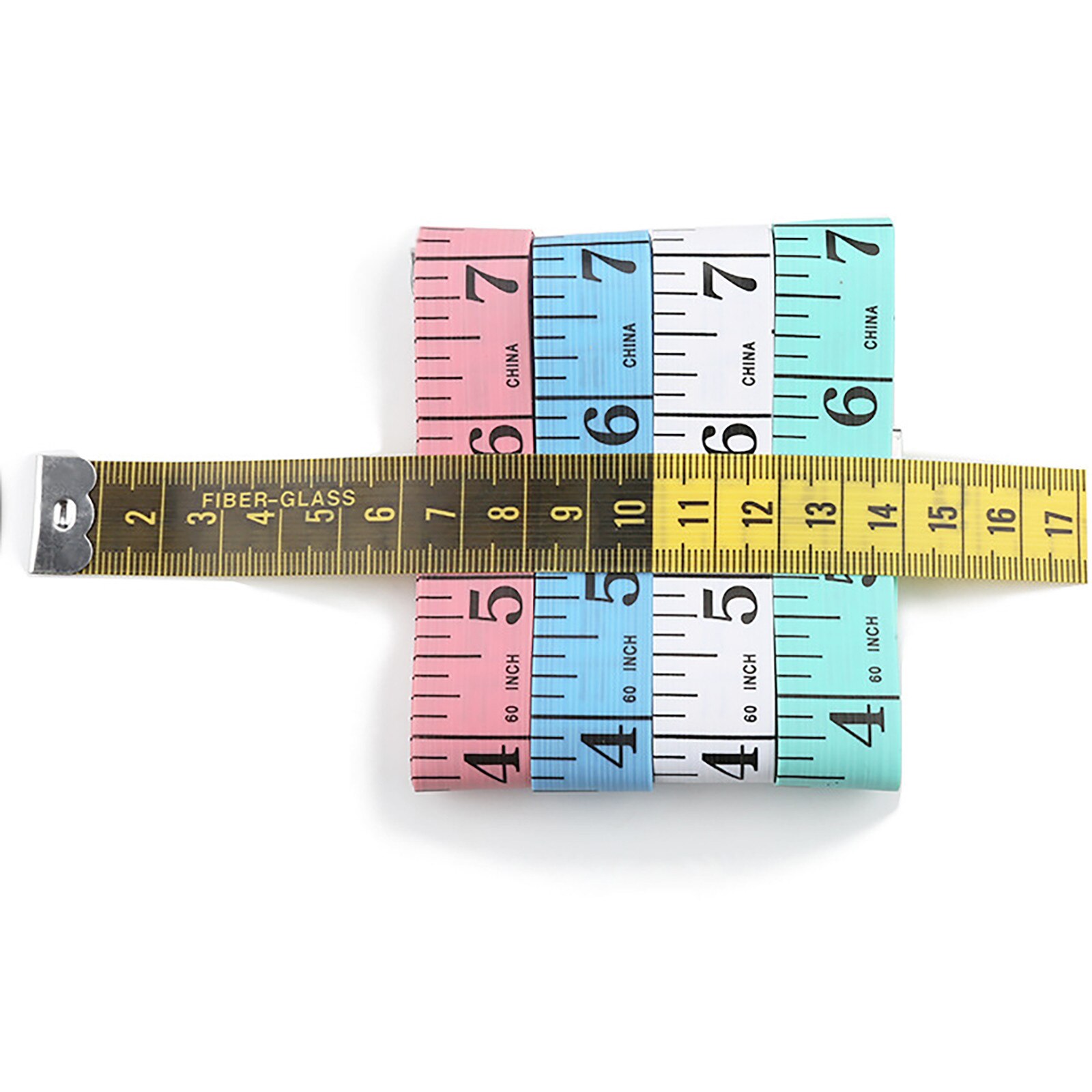 60 Inch/300Cm Diy Kleermaker Kleding Meetlint Platte Heerser Centimeter Meter Naaien Meetlint Doek Heerser zachte Tape