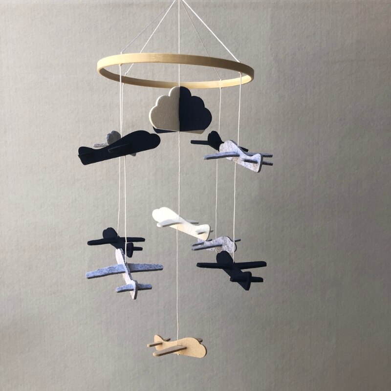 OOTDTY Nordic Baby Rattle Hanging Bed Wind Chimes Bell,Mobile On the Crib Baby Toy, Kids Toy Room Decor Photography Props: 2