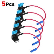 5 pièces voiture Auto Circuit fusible robinet adaptateur Standard ATO ATC lame fusibles support: Default Title