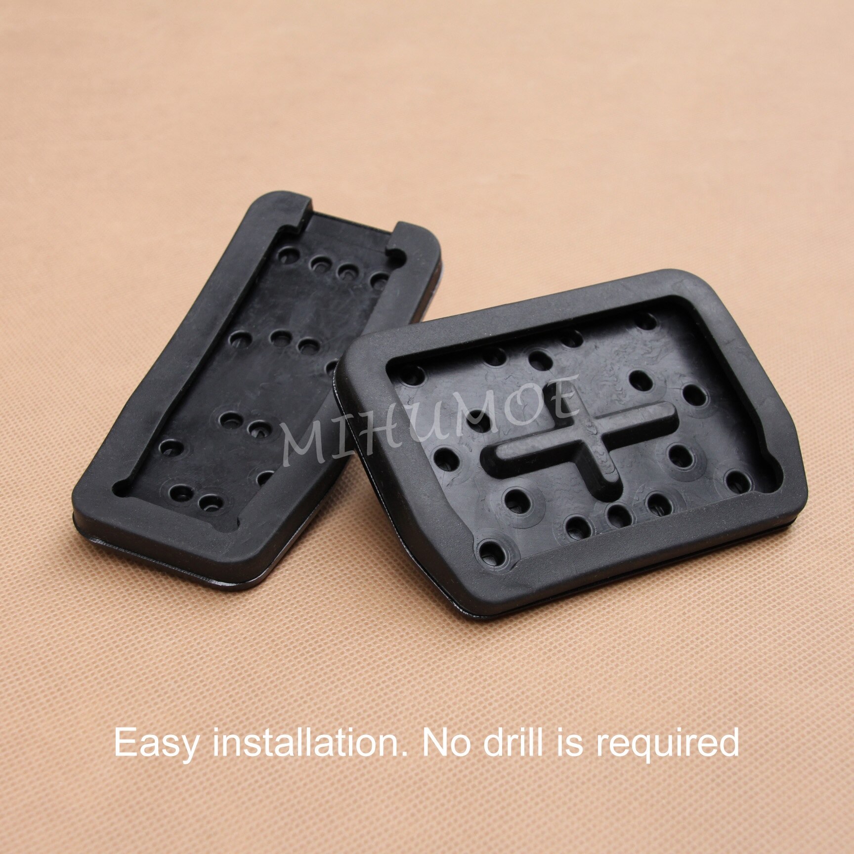 Steel Performance Gas Accelerator Brake Pedal Pad Cover For Tesla Model 3 Black