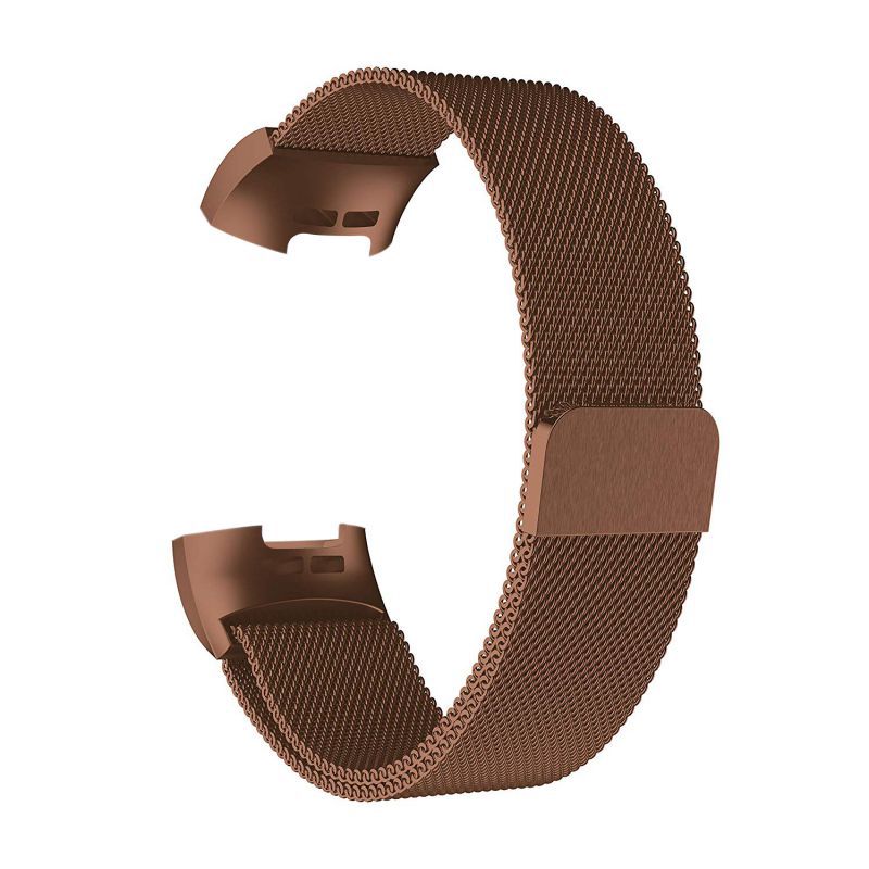 9 Colors For Fitbit charge 3 Fitness Band Magnetic Milanese Stainless Steel bracelet Replacement bands For charge3 strap: C / Large
