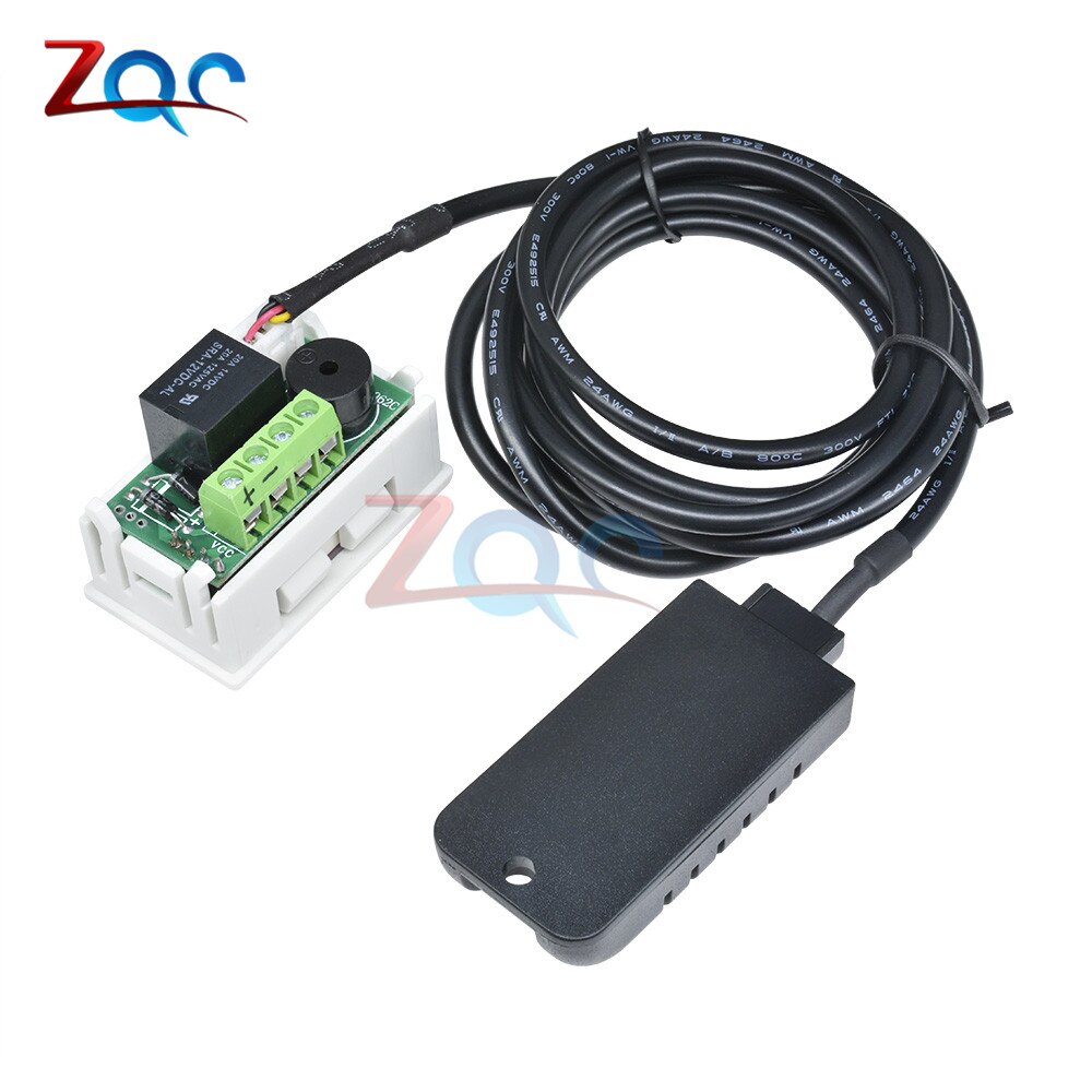 Mini Digital Humidity Controller AC 110V-220V DC 12V 24V Hygrometer Humidity Control Switch 0~99%RH Hygrostat w/ Humidity sensor