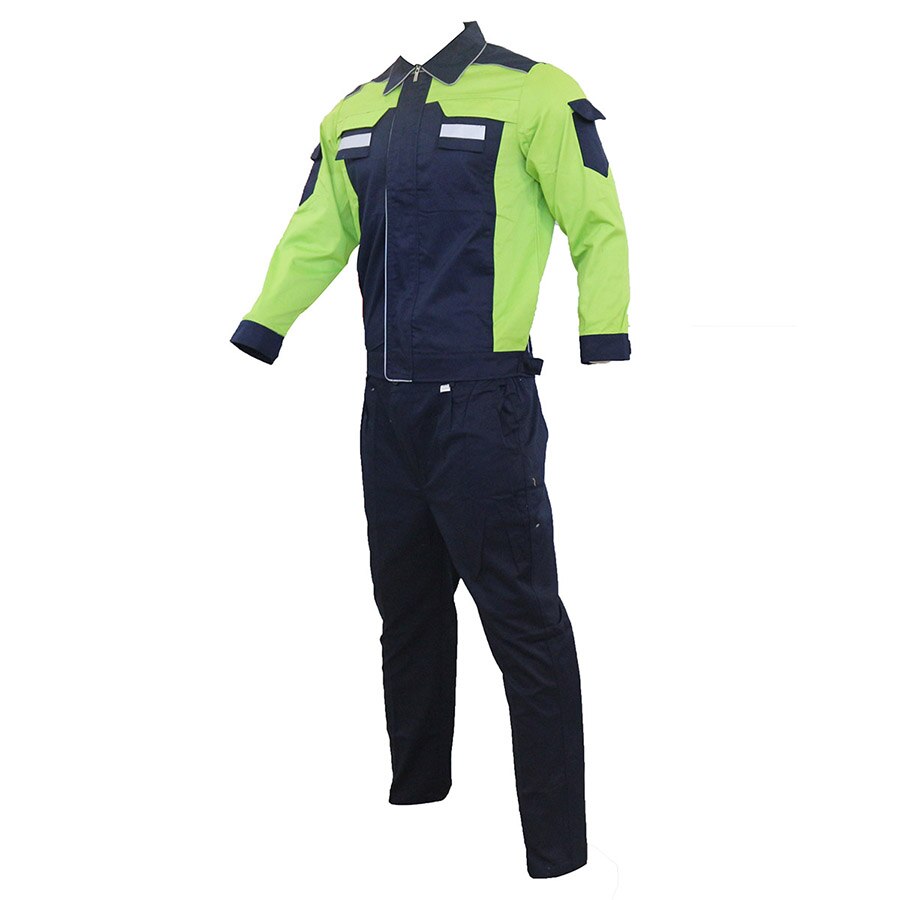 PRO SAFETY Work Uniform Long Sleeve Coveralls Protective Cloth Overalls for Worker Repairman Machine Auto Repair