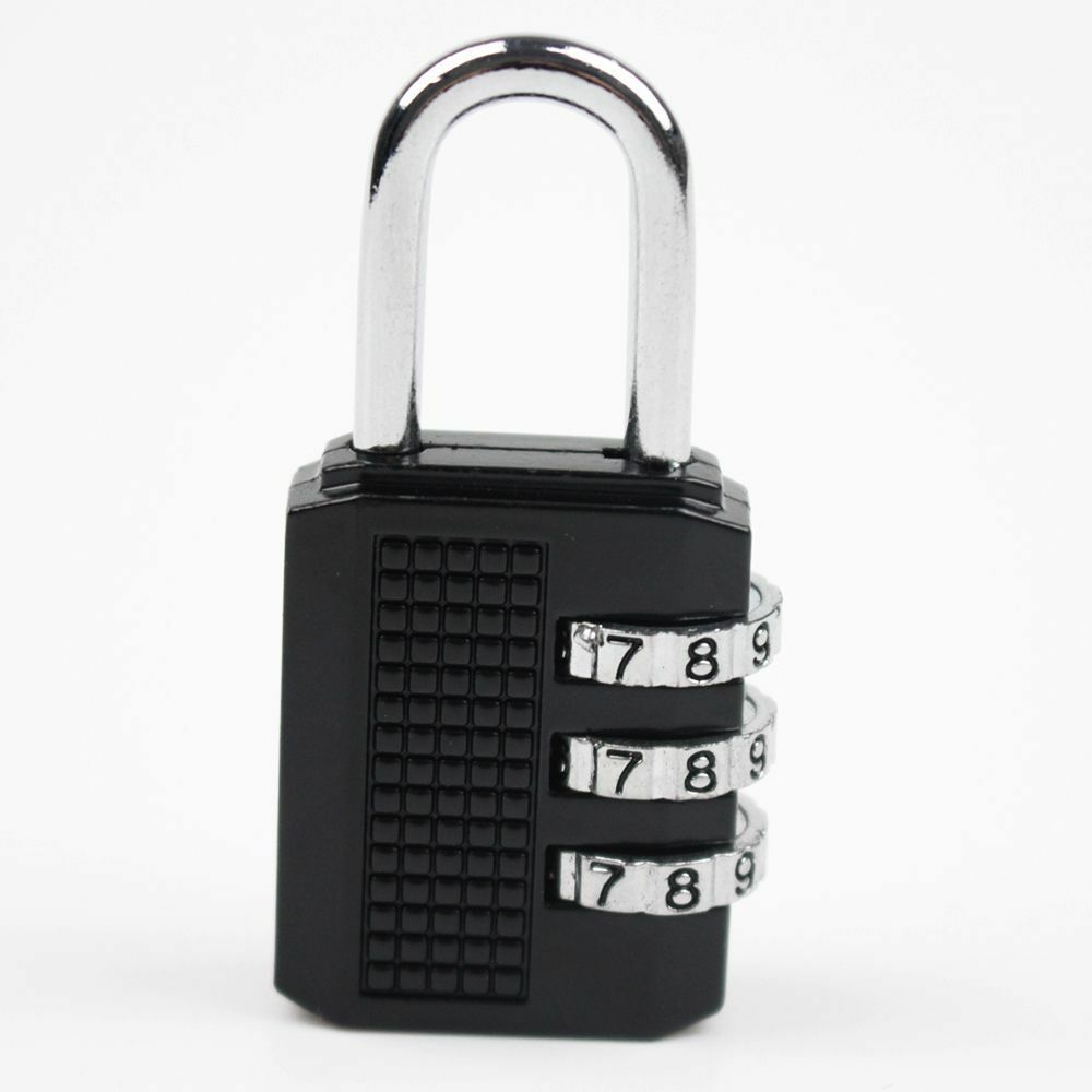 2PCS 3-Digit Combination Security Padlock Travel Code Lock Outdoor Heavy Duty Lock