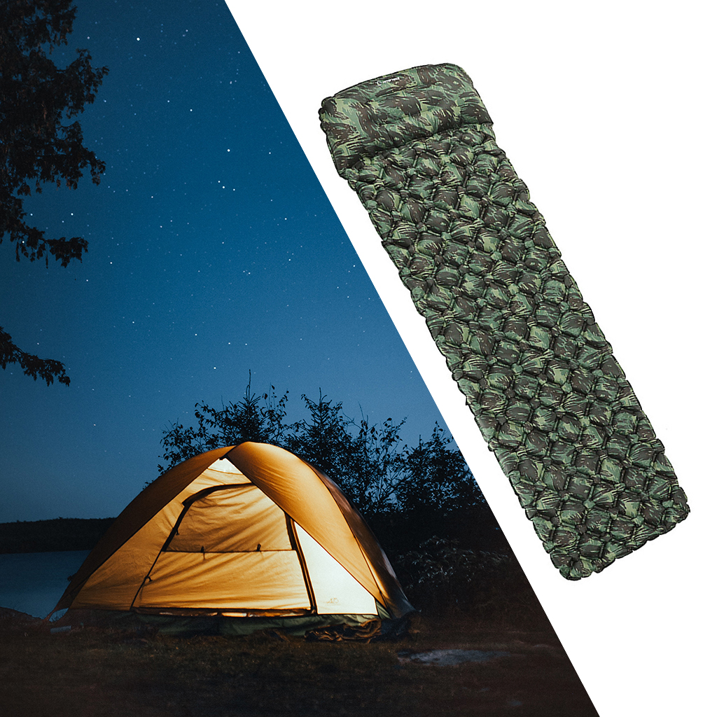 Ultralight Inflatable Mat Tent Sleeping Pad Camping Cushion Air Mattress