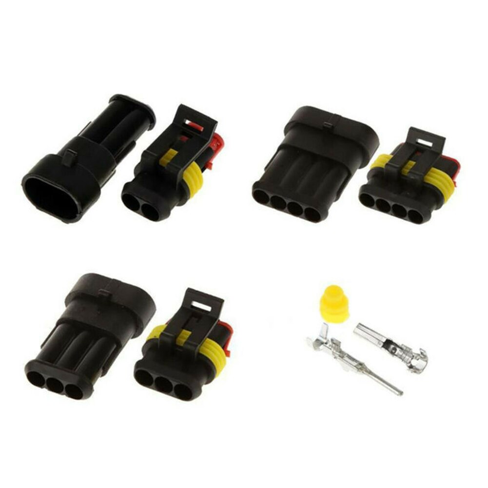 2 3 4 Way Pin Connectors Plug Socket Terminal Asso... – Vicedeal